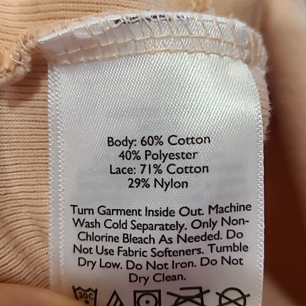 Eddie Bauer‎ womens light pink lace cotton polyester long sleeve shirt - Picture 5 of 6